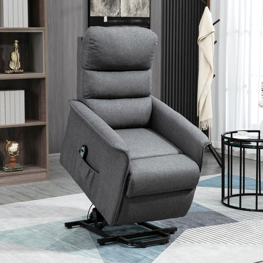 HOMCOM Power Lift Recliner Chair for Elderly – B07Y99CJJF-1