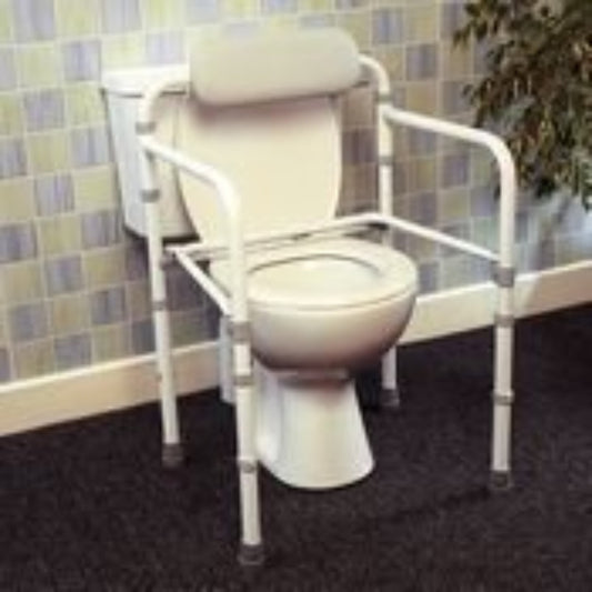 Patterson Medical- Toilet Safety Rail White - 557475