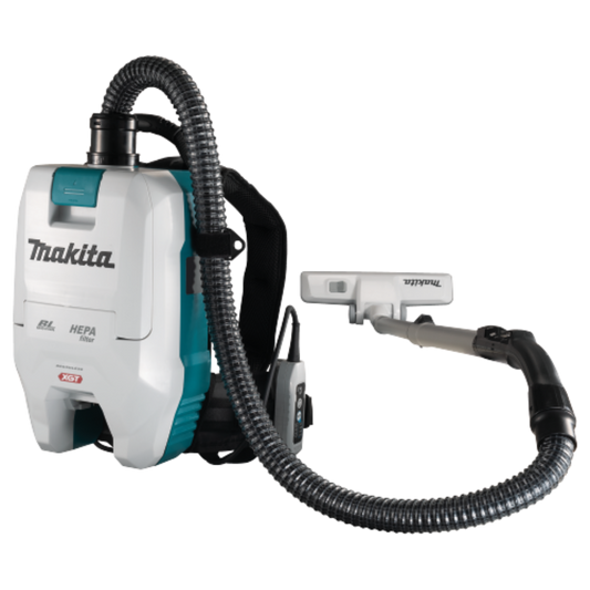 Makita (GCV05ZX) 40V max XGT Brushless Cordless 2 Quart HEPA Filter Backpack Dry Vacuum, Tool Only