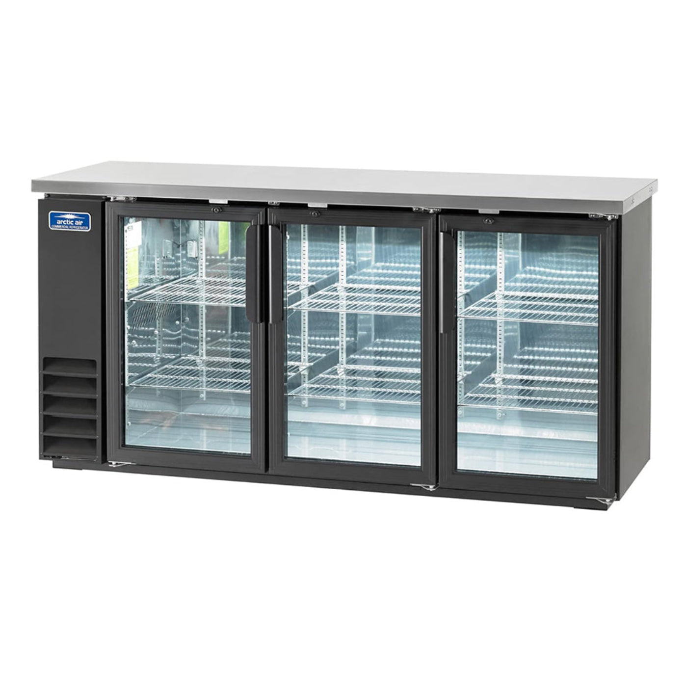 Arctic Air ABB60G 60" Double Glass Door Back Bar Refrigerator - ABB60G