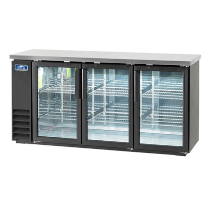 Arctic Air ABB60G 60" Double Glass Door Back Bar Refrigerator - ABB60G