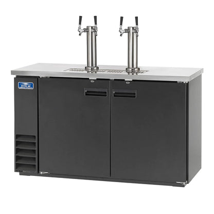 Arctic Air ADD60R-2 60" Kegerator, Direct Draw Double Door Beer Refrigerator - ADD60R-2