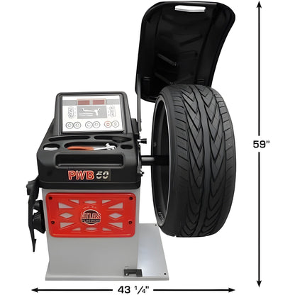Atlas TC229 Tire Changer + WB49-2 Wheel Balancer Combo Package - ATETCWB-COMBO6-FPD
