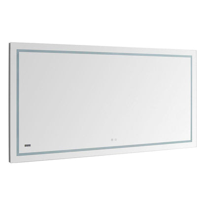 Aquadom Daytona 72" X 36" Rectangle Ultra-Slim Frame LED Lighted Bathroom Mirror With Defogger - D-7236