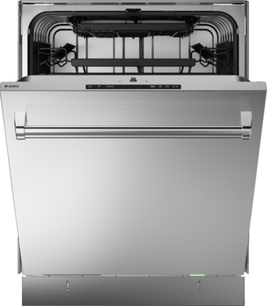 Asko 40 Series 24 Inch Stainless Steel Dishwasher with Front Controls and Pocket Handle - DBI364IS