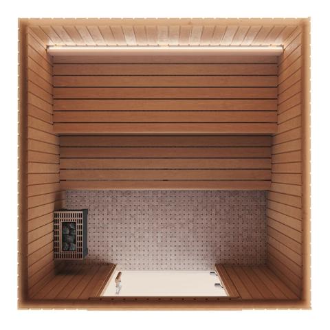 Auroom Emma Wood Cabin Sauna Kit