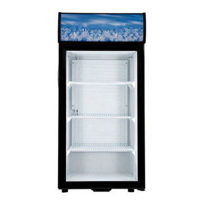 Adcraft Countertop Display Refrigerator 4 Cubic Feet - CDRF-1D/4
