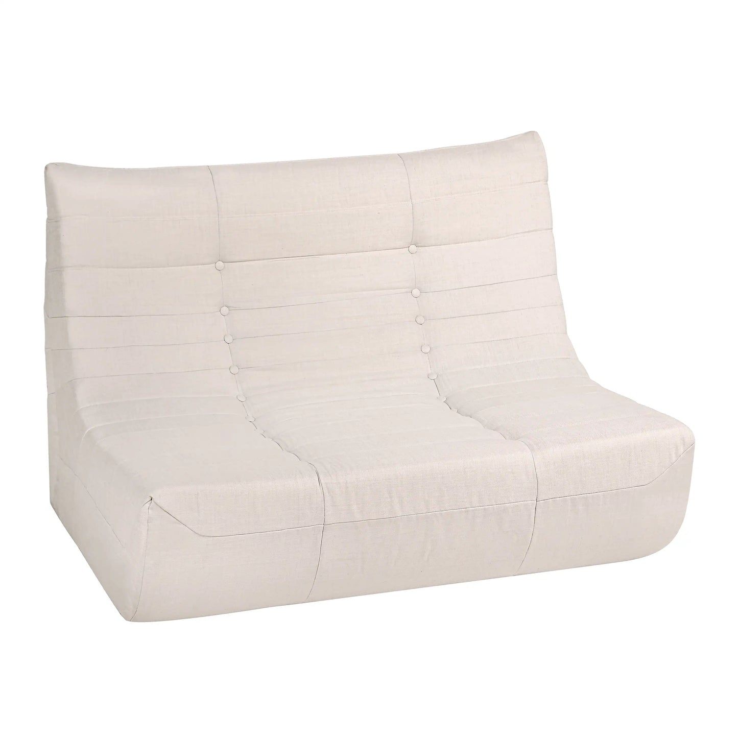 Deko Living Beige Outdoor Compressed Foam Sofa  - COP30219SOF