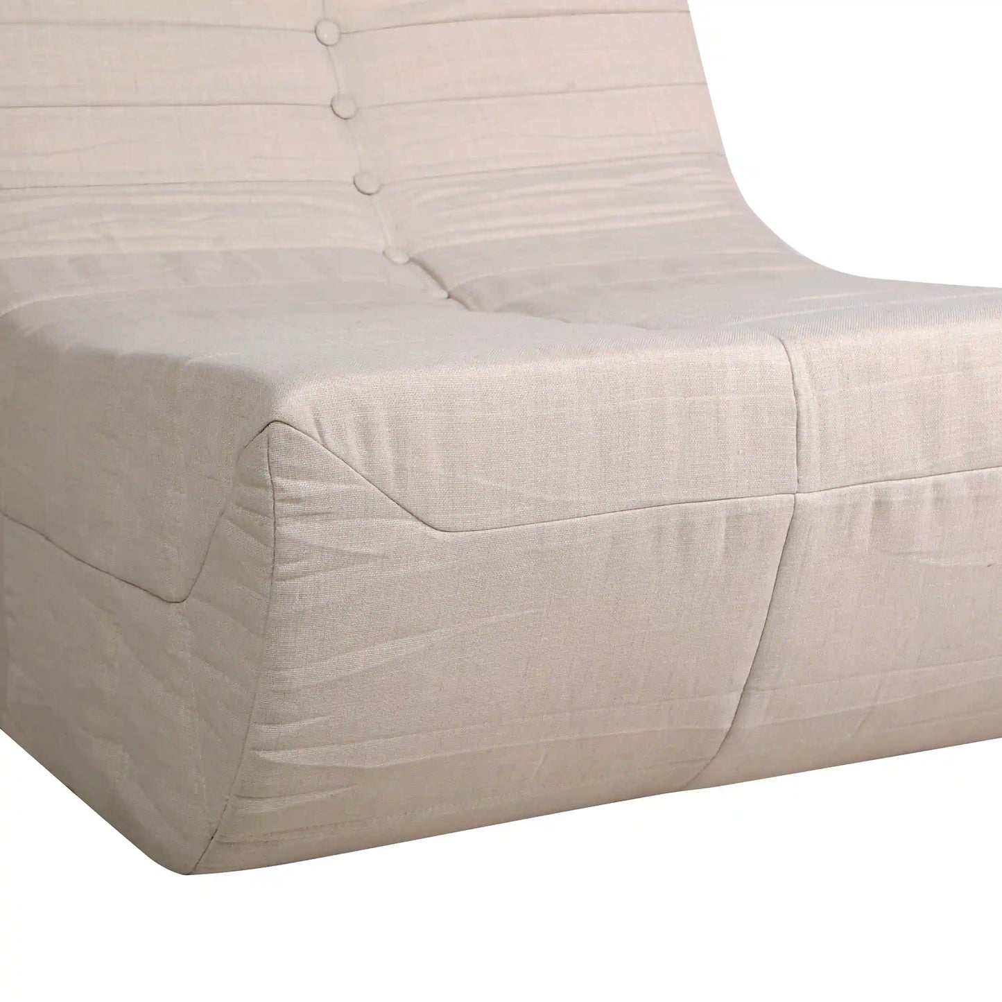 Deko Living Beige Outdoor Compressed Foam Sofa  - COP30219SOF