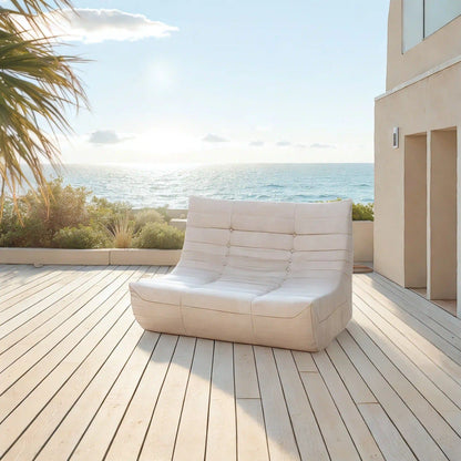 Deko Living Beige Outdoor Compressed Foam Sofa  - COP30219SOF