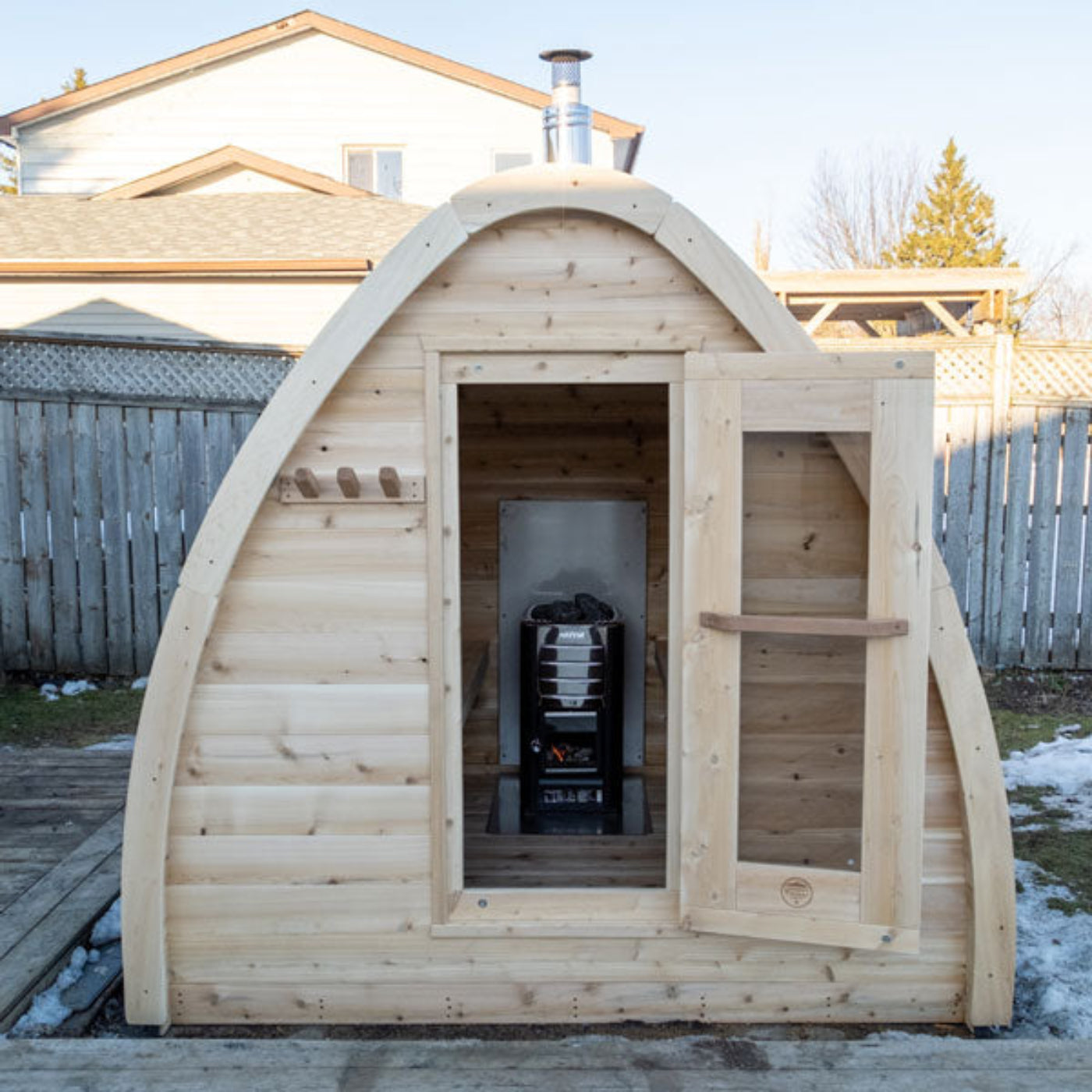 Dundalk Leisure Canadian Timber Mini POD Sauna - CTC77MW