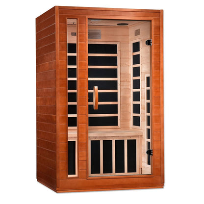 Dynamic Saunas Cordoba Elite 2 Person Ultra Low EMF FAR Infrared Sauna - DYN-6203-01 Elite