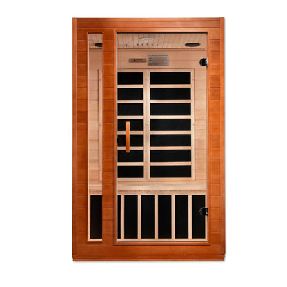 Dynamic Saunas Cordoba Elite 2 Person Ultra Low EMF FAR Infrared Sauna - DYN-6203-01 Elite