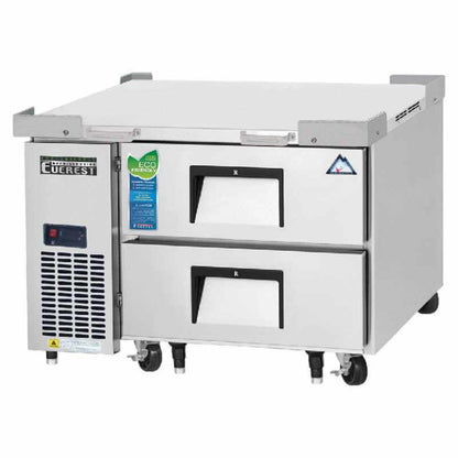 Everest - ECB36D2 Commercial 36" Chef Base Refrigerator 2 Drawers - ECB36D2