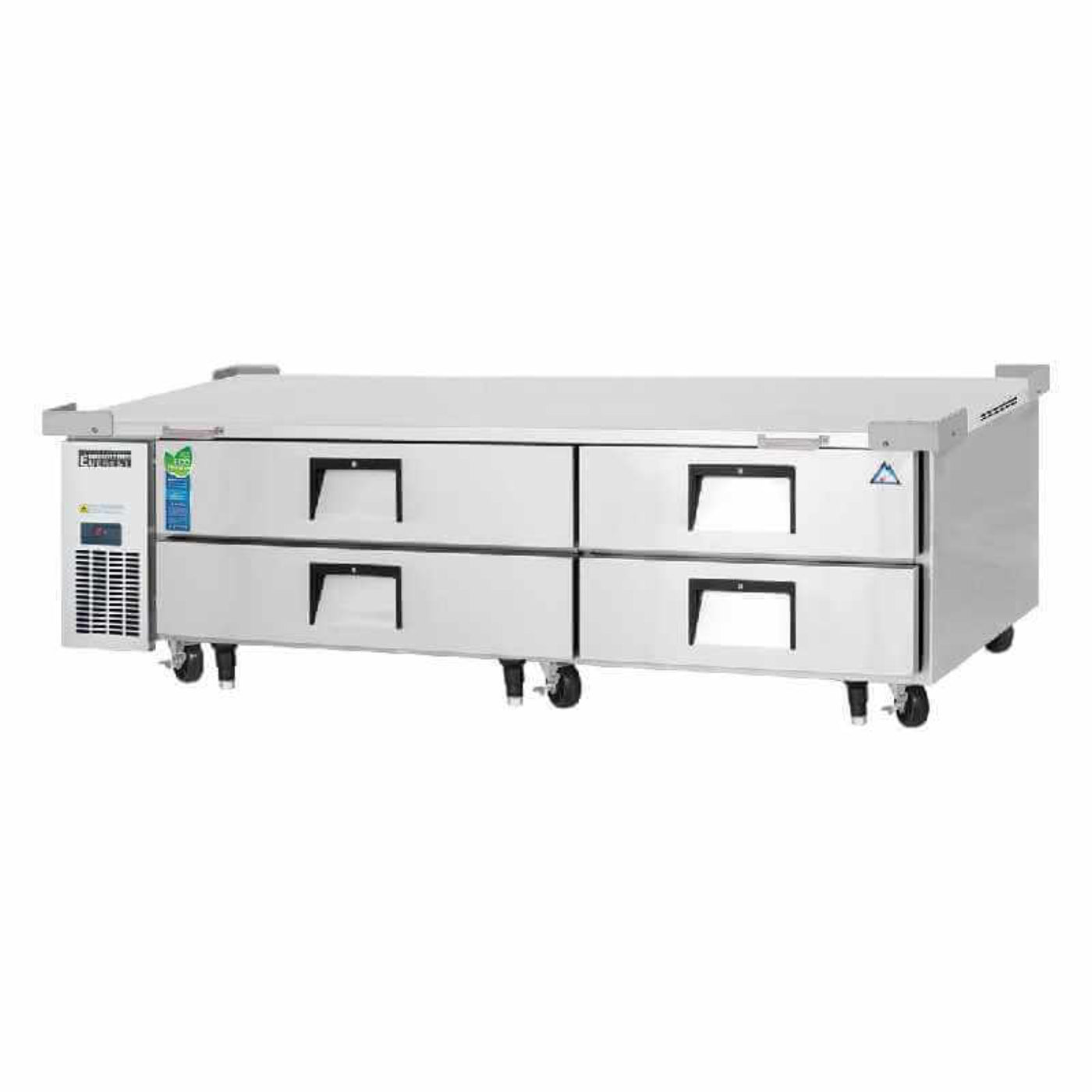 Everest Commercial 82" Chef Base Refrigerator 4 Drawers - ECB82D4