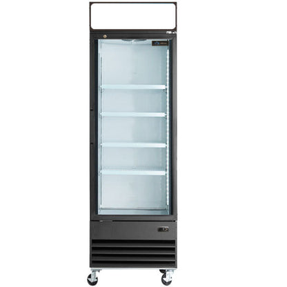 Chef AAA - LGS-260W, Commercial Merchandiser Single Glass Door Upright Display Refrigerator Cooler - LGS-260W