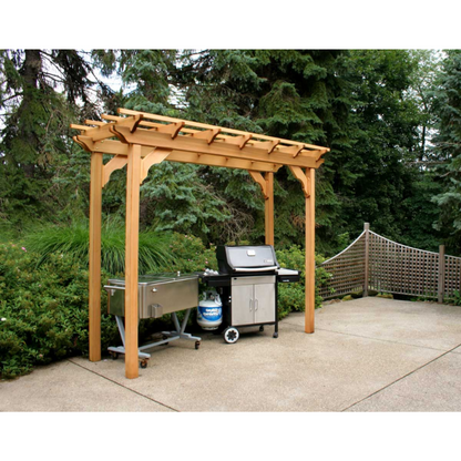 Creekvine Designs Red Cedar Courtyard Pergola - WRF38PERGCVD