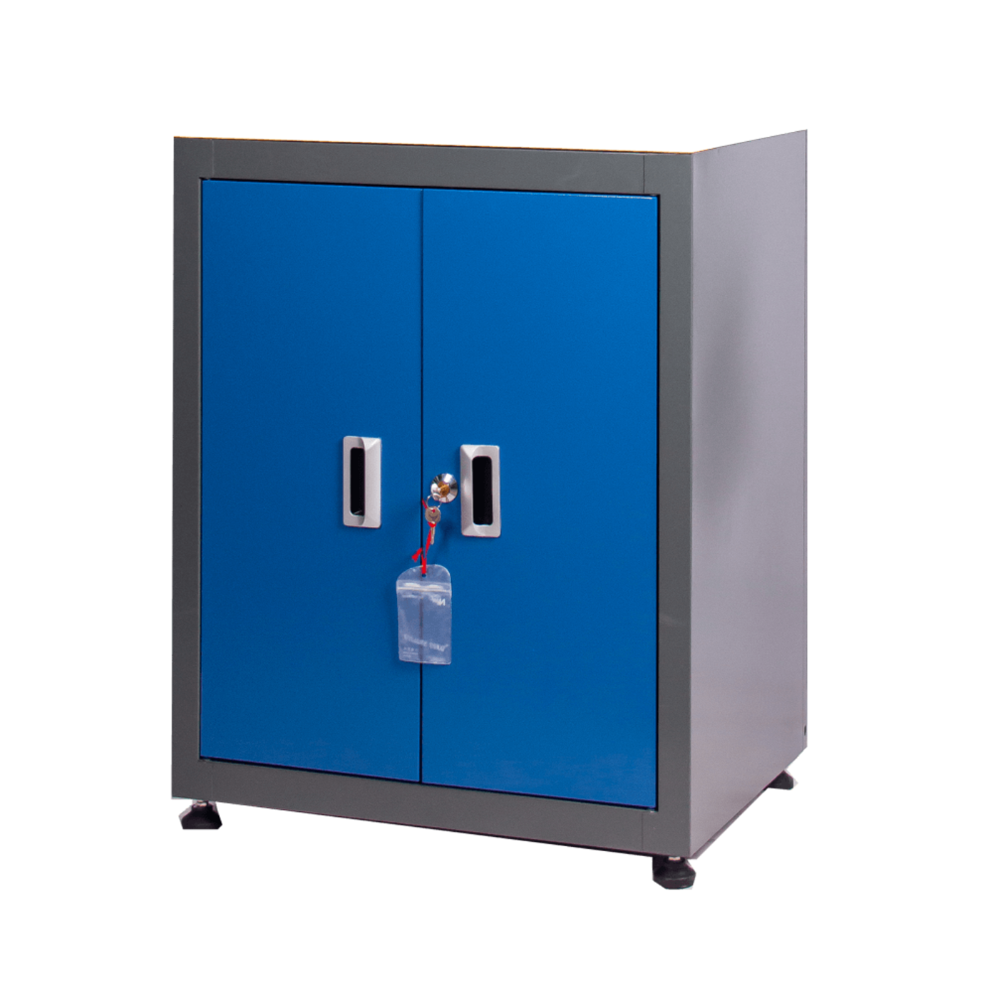 Chery Industrial [AS-IS] Storage Cabinets 2 Doors Lockable - D_JINWB1084BL01
