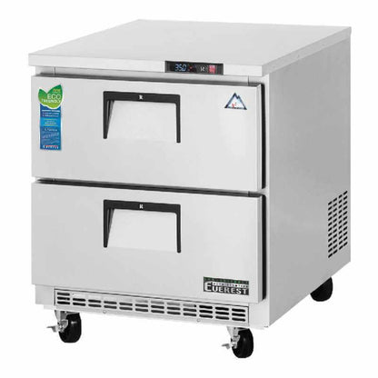 Everest Commercial 27" Undercounter Refrigerator Two Drawer - ETBR1-D2