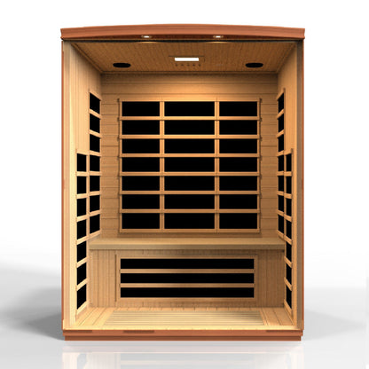 Dynamic Saunas Lugano Elite 3 Person Ultra Low EMF FAR Sauna - DYN-6336-02 Elite