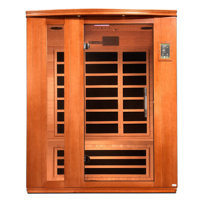 Dynamic Saunas Lugano Elite 3 Person Ultra Low EMF FAR Sauna - DYN-6336-02 Elite