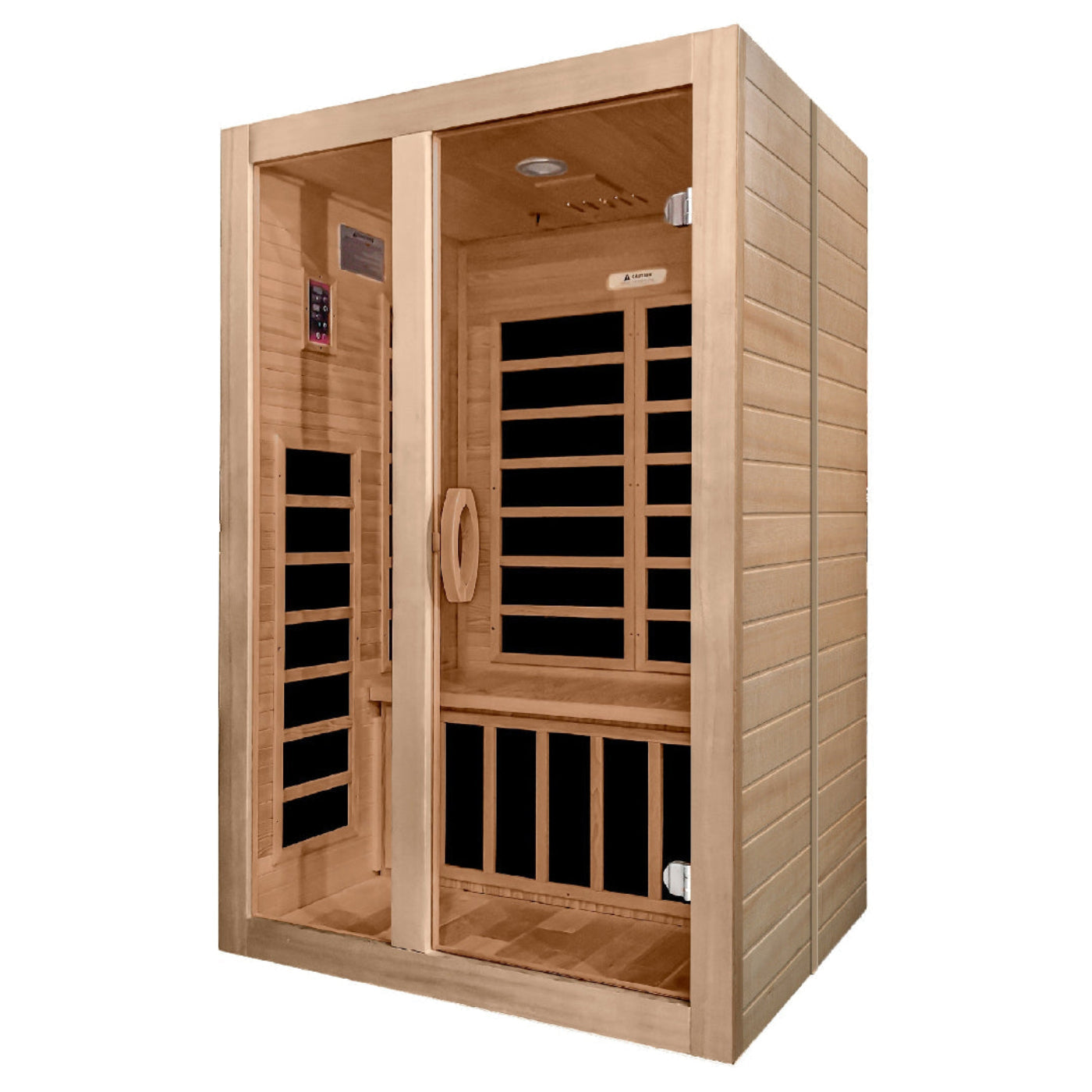 Dynamic Saunas Santiago 2 Person Low EMF FAR Infrared Sauna (DYN-6209-01) - DYN-6209-01