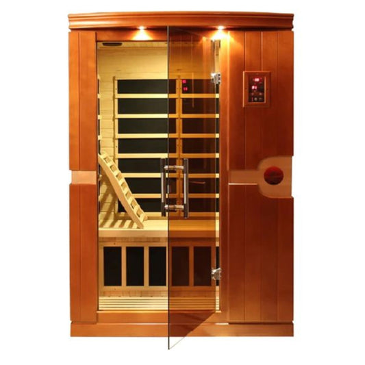 Dynamic Saunas Venice 2-Person Low EMF FAR Infrared Sauna (DYN-6210-01) - DYN-6210-01