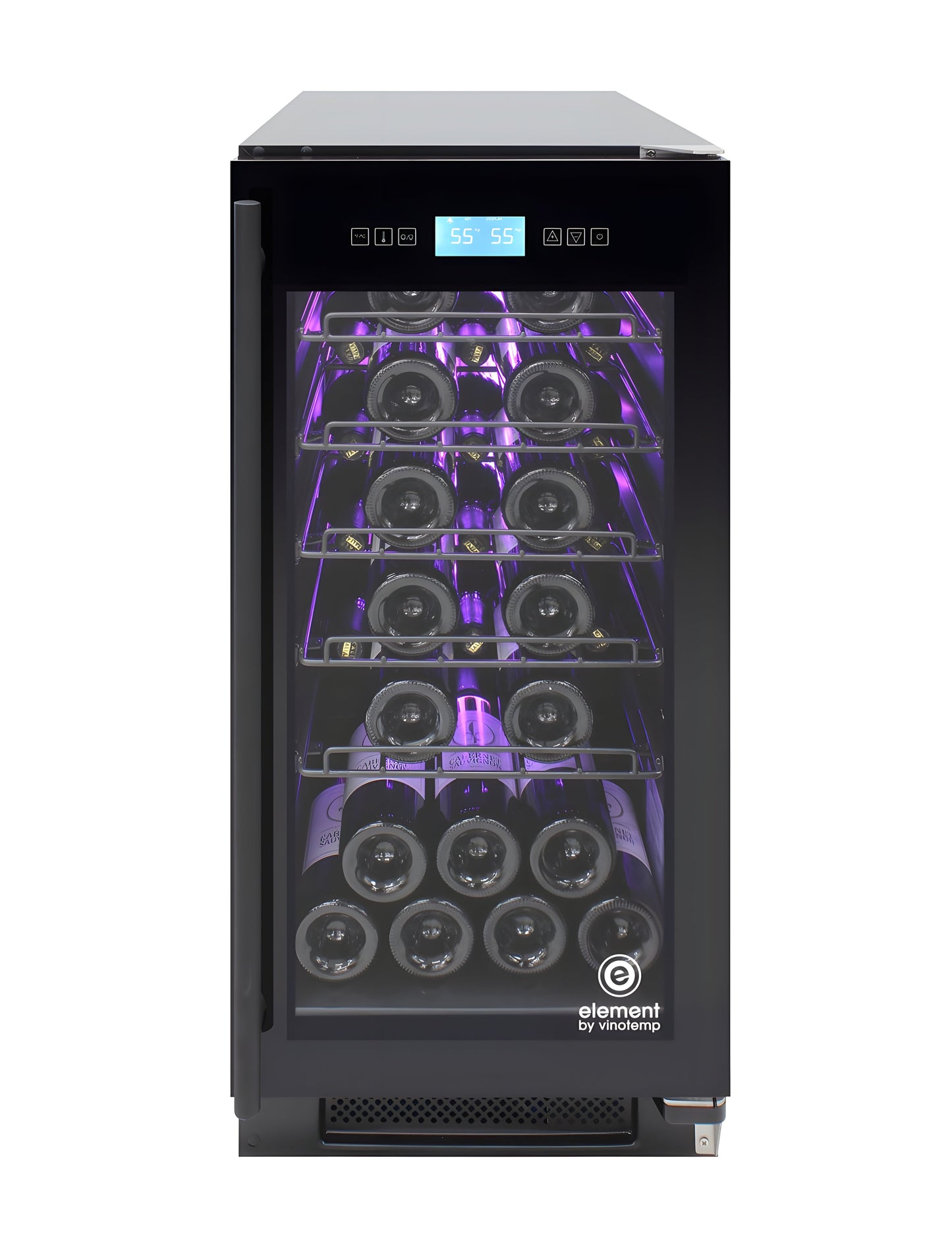 Vinotemp 32-Bottle Single-Zone Wine Cooler - EL-32COMM-B