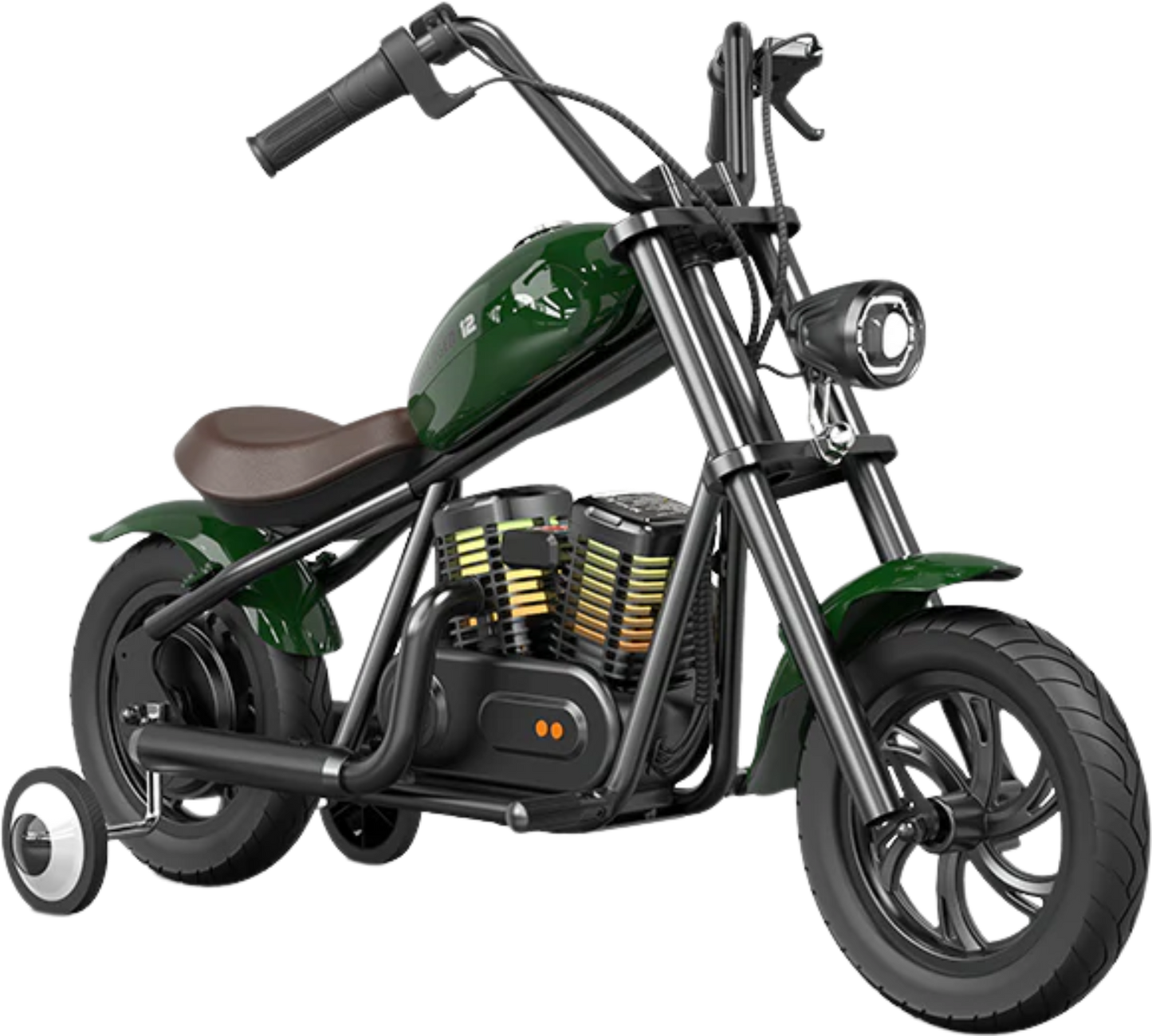 Hyper Gogo Challenger 12 Plus Electric Kids Motorcycle Bluetooth Speaker 21.9V 160W 10 MPH 7.5 Miles EL-MB07P New - EL-MB07P-ORANGE