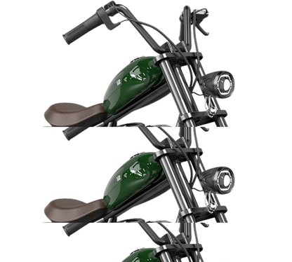 Hyper Gogo Cruiser 12 Plus Electric Motorcycle, Bluetooth - EL-MB03C-ORANGE