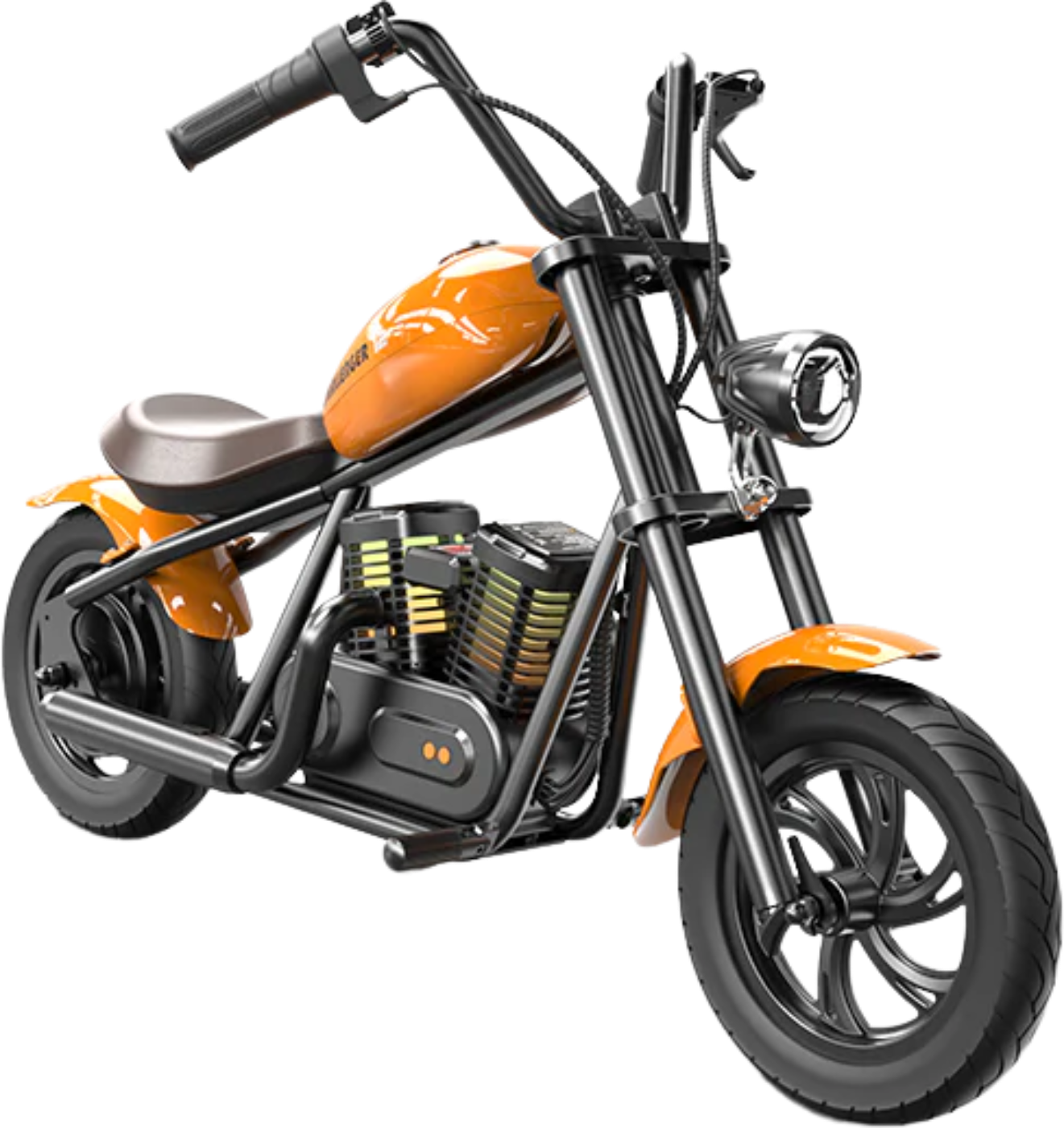 Hyper Gogo Challenger 12 Plus Electric Motorcycle, Bluetooth - EL-MB07C-ORANGE