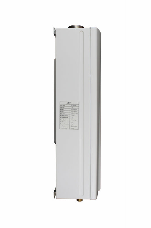 EZ Tankless EZDELUXENG 4.4 GPM 87500 BTU Natural Gas Indoor Tankless Water Heater with Vent Kit New