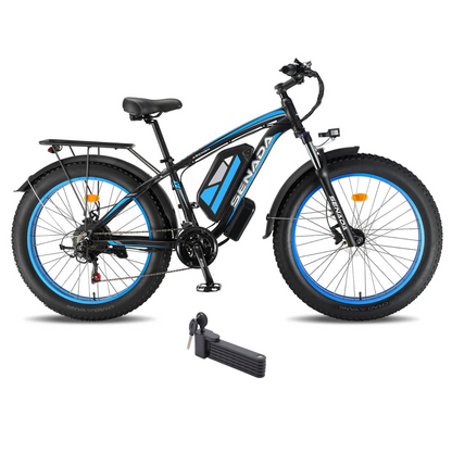 Senada Bikes 1000W 48V Archon Plus All-Terrain Off-Road Fat Tire Electric Bike - EB-SN-ARCHON-PLUS-BB