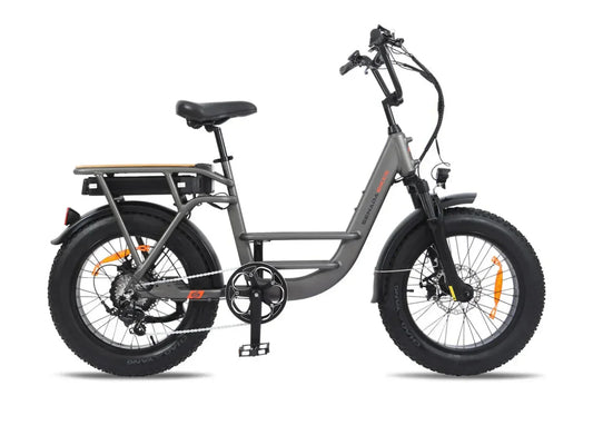 Senada Bikes 500W 48V Osprey All-Terrain Comfort Long Range Step-Thru Fat Tire Electric Bike - EB-SN-OSPREY-LB