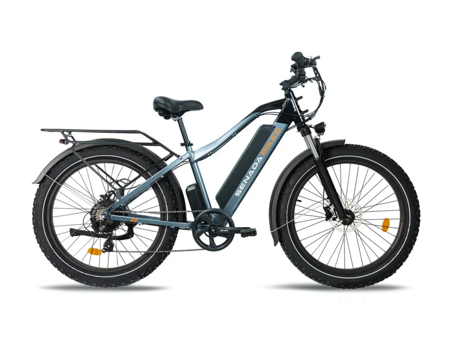 Senada Bikes 1000W 48V Saber Pro All-Terrain Utility Fat Tire Electric Bike - EB-SN-SABER-CG