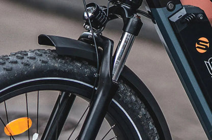 Senada Bikes 1000W 48V Saber Pro All-Terrain Utility Fat Tire Electric Bike - EB-SN-SABER-CG