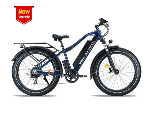 Senada Bikes 1000W 48V Saber Plus All-Terrain Fat Tire Electric Bike - EB-SN-SABER-PLUS-MB