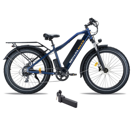 Senada Bikes 1000W 48V Saber Plus All-Terrain Fat Tire Electric Bike - EB-SN-SABER-PLUS-MB