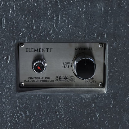 Elementi Plus Bergen Fire Table Ignition switch