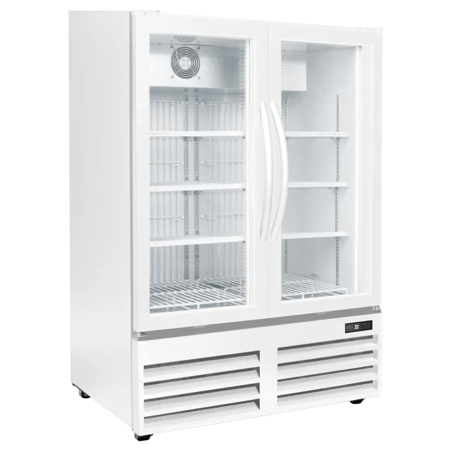 Excellence Industries - GDF-15 36" Commercial 2 Glass Door Merchandiser Refrigerator 14.1 cu.ft. - GDF-15