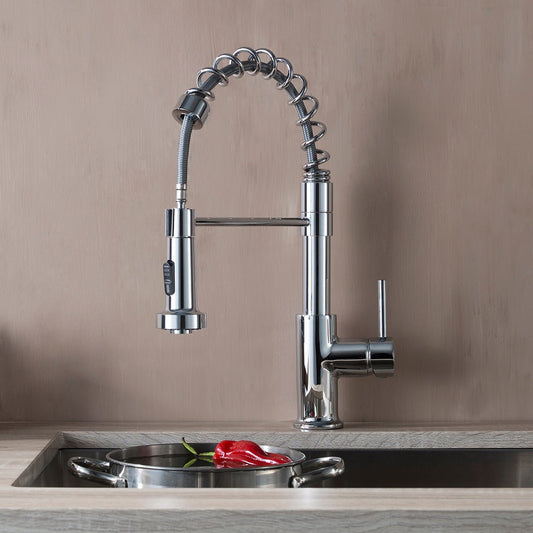 Blossom Single Handle Pull Out Kitchen Faucet – F01 205