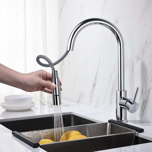 Blossom Single Handle Pull Down Kitchen Faucet – F01 206