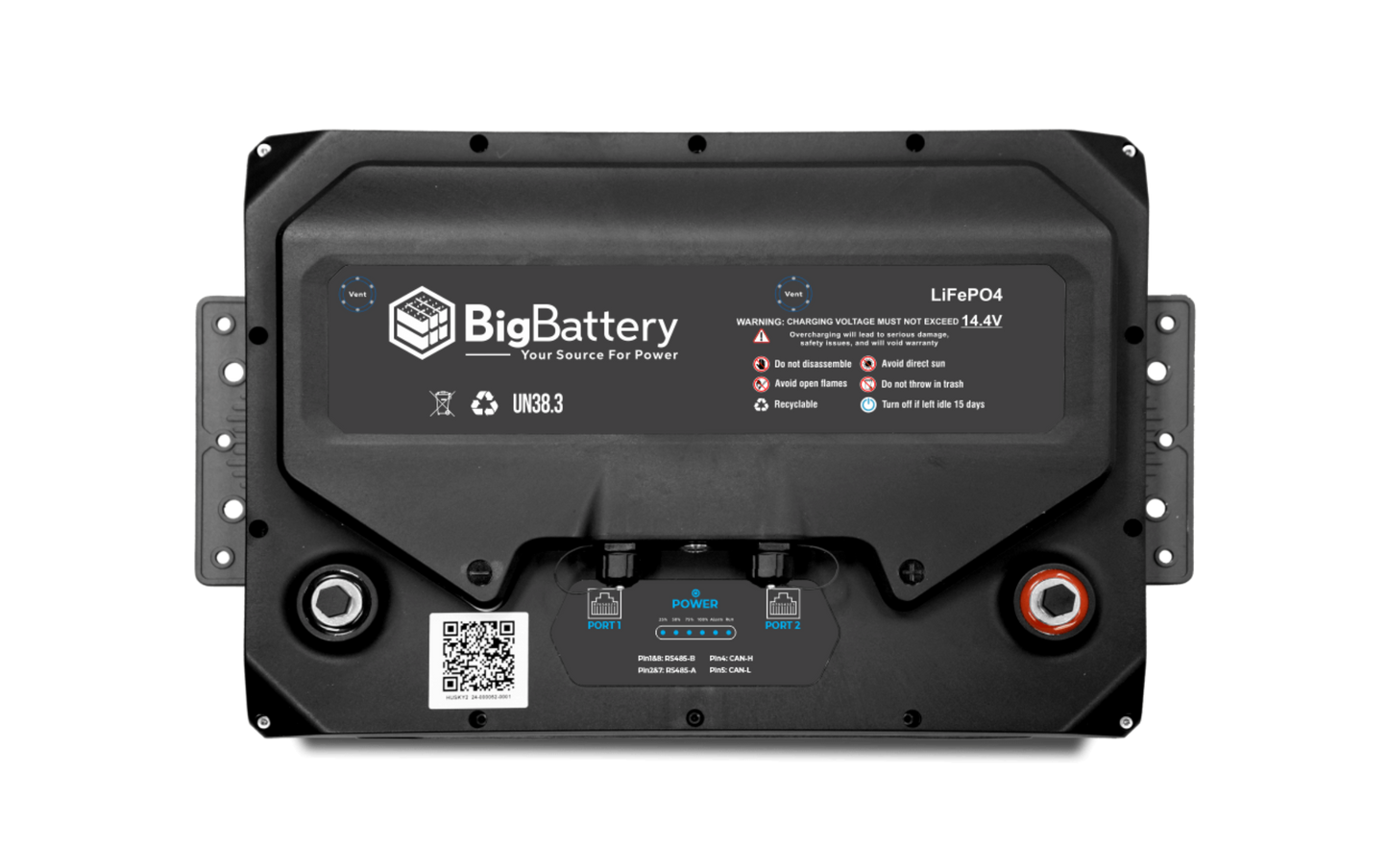 Big Battery 12V HUSKY 2 – LiFePO4 – 400Ah – 5.12kWh