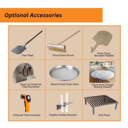 HPC Fire Forno De Pizza Outdoor Oven  Ready-to-Finish DiNapoli - FDP-DiNapoli/RTF-EI-NG