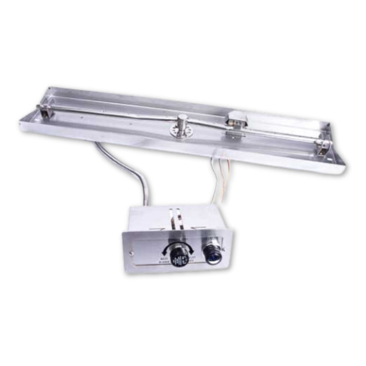 HPC Fire Linear Interlink Pan Fire Pit Burner Insert - TOR-MLFPK25X8-L-FLEX-NG