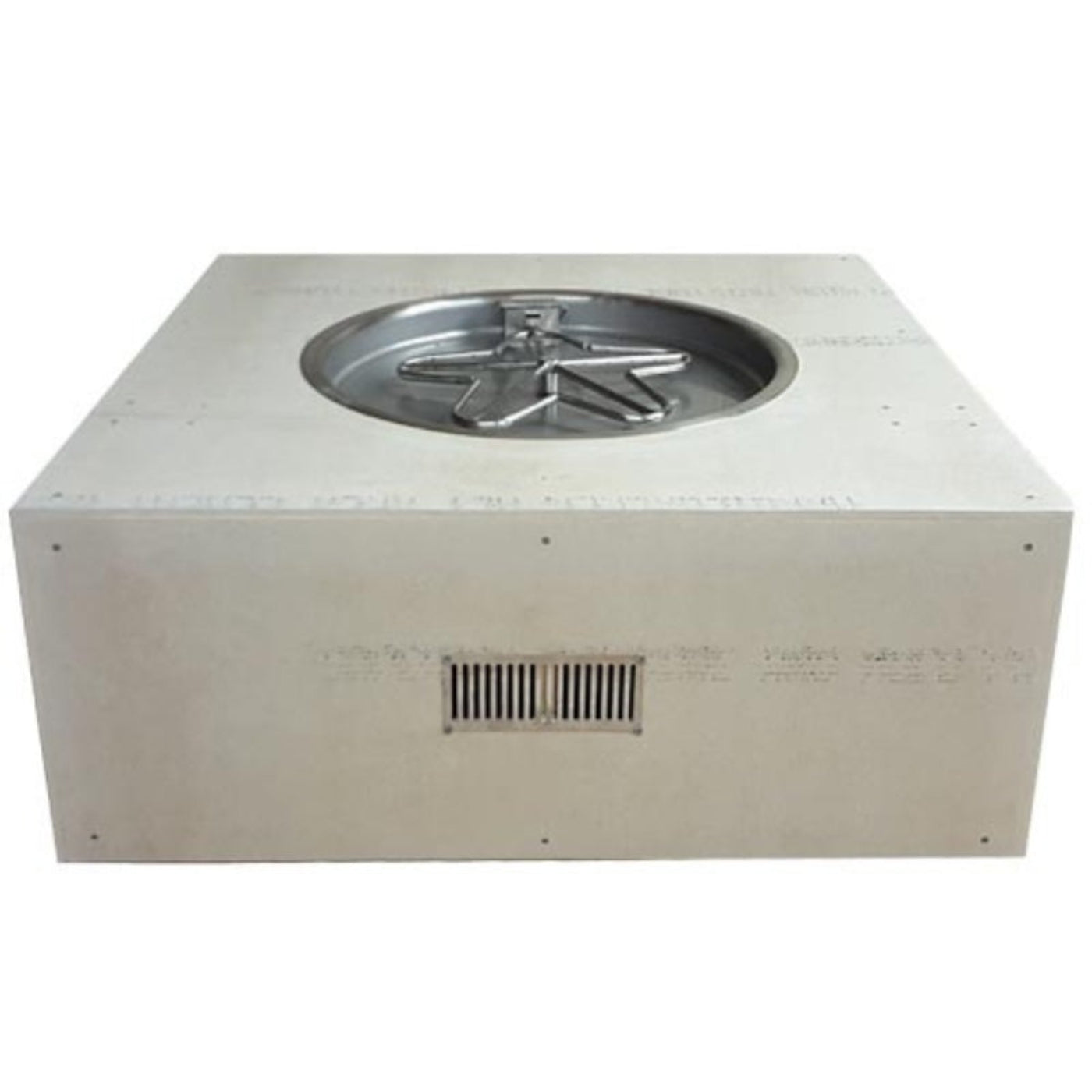 HPC Fire Ready-To-Finish Square Fire Pit Kit - U45S/MLFPK25CEK-NG