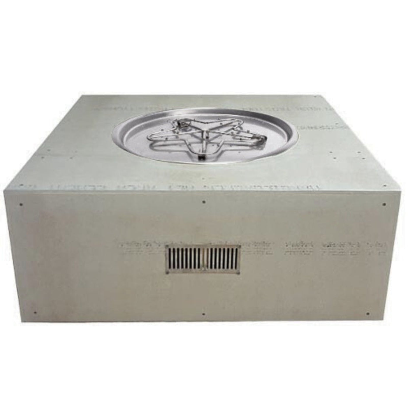 HPC Fire Ready-To-Finish Square Fire Pit Kit - U45S/MLFPK25CEK-NG