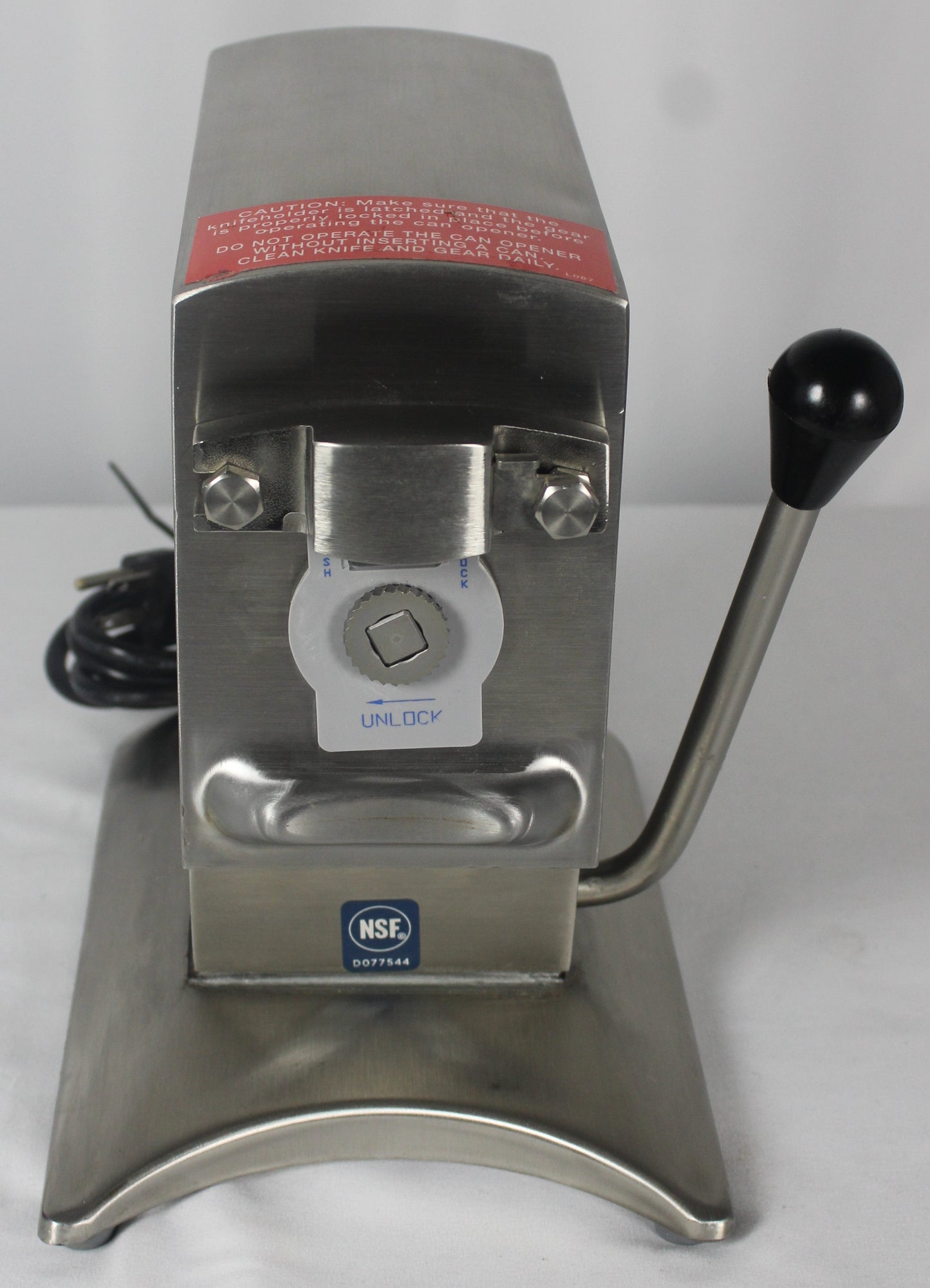 *Used* Edlund #270/230V Heavy Colume Electric Can Opener, 200 Cans Per Day
