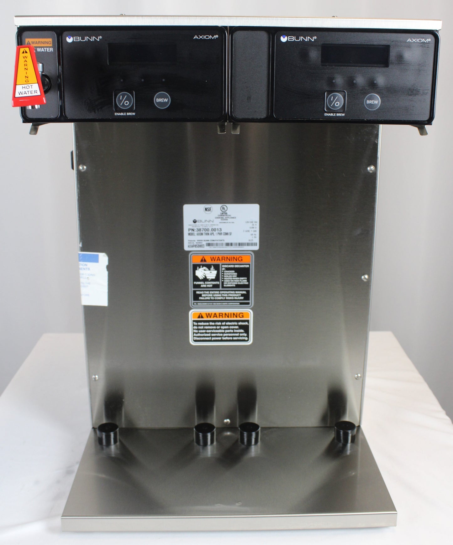 *Used* Bunn 38700.0013 AXIOM TWIN APS 15 Gallons P/H Airpot Coffee Brewer - 3098UBU387000013