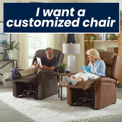 UltraComfort UC472 Rhodes 4 Zone Power Lift Chair Recliner - UC472-M-SLA